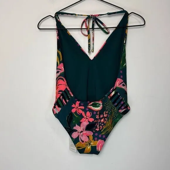 Vitamin A Bianca One Piece - Painted Jungle EcoRib BT S NWT - Picture 5 of 7